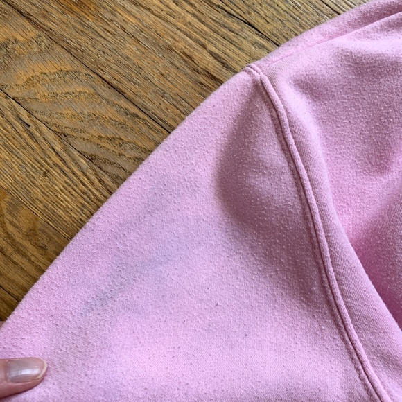 Pale Pink Snoopy&Woodstock Hoodie🌸 Fleece Lined🌸 Oversized Women’s sizing 🌸 - Picture 6 of 6